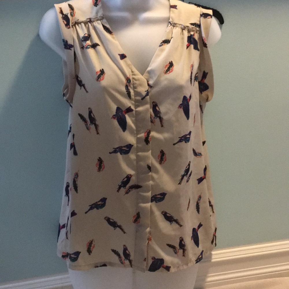 H&M Bird Shirt EUC